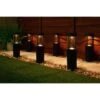 Cambridge Solar Powered Tube Post Lights 6pk -B&M 392998 6pk cambridge solar powered tube post lights