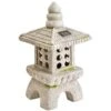 B&M Rustic Pagoda Ornament With Solar LED -B&M 393435 rustic pagoda ornament with solar led 2
