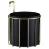 B&M New York Planter With Hook - Gold -B&M 393659 new york planter with hook gold
