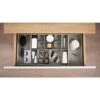 B&M Expandable Drawer Organiser 1 B&M Expandable Drawer Organiser -B&M 393927 expandable drawer organiser grey