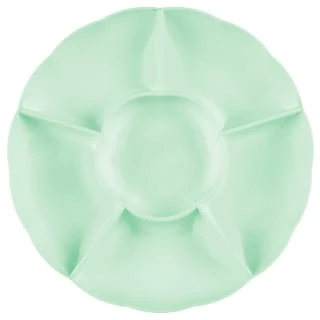 B&M Chip & Dip Bowl - Green 4 B&M Chip & Dip Bowl - Green - Image 2