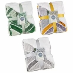 B&M Simply Geo Waffle Throw - Ochre 11 B&M Simply Geo Waffle Throw - Ochre -B&M 394916 394917 394920 simply geo waffle throw group