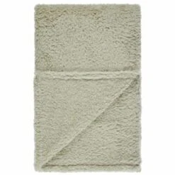 B&M Simply Teddy Sage Rolled Throw 9 B&M Simply Teddy Sage Rolled Throw -B&M 394930 teddy throw sage 4