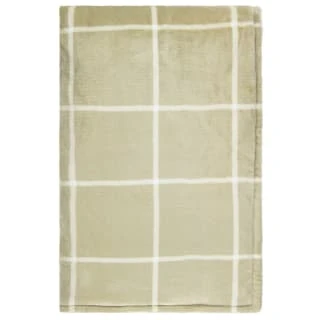 Winston Sage Check Sherpa Throw 5 Winston Sage Check Sherpa Throw - Image 3