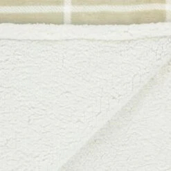 Winston Sage Check Sherpa Throw 9 Winston Sage Check Sherpa Throw -B&M 394950 winston sage check sherpa throw 4