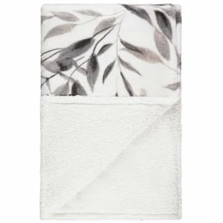 Winston Mono Leaf Sherpa Throw 5 Winston Mono Leaf Sherpa Throw - Image 3