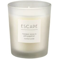 B&M Escape Scented Candle - Mandarin & Lemon & Pink Grapefruit