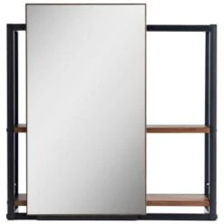 Tromso Bathroom Mirror Cabinet 7 Tromso Bathroom Mirror Cabinet -B&M 395661 tromso single mirror