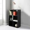 Lokken 6 Cube Shelving Unit - Black 1 Lokken 6 Cube Shelving Unit - Black -B&M 395954 lokken 6 cube black