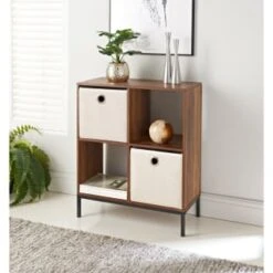 Lokken Teddy Storage Cubes 2pk - Cream 7 Lokken Teddy Storage Cubes 2pk - Cream -B&M 395965 2pk teddy lokken storage cubes cream