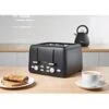 Goodmans Toaster 4 Slice - Matt Black -B&M 396477 goodmans toaster 4 slice matt black