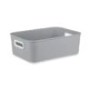 Anti Slip Medium Storage Box - Grey 1 Anti Slip Medium Storage Box - Grey -B&M 396953 anti slip medium storage box grey