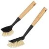 B&M Bamboo Dish Brushes 2pk -B&M 397041 2pk bamboo dishbrushes 2