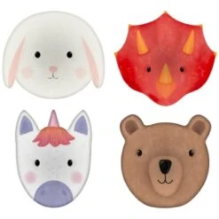 Kids Animal Shaped Plate - Bear -B&M 398586 kids animal shaped plates group